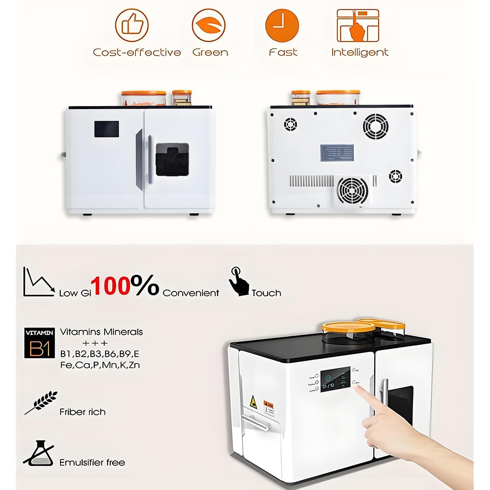Genérico W pełni automatyczna elektryczna maszyna do robienia roti, Chapati, tortilla, naleśnika i płaskiego chleba, 1800 W, 110-220 V, 19 kg, 47 x 34 x 35 cm