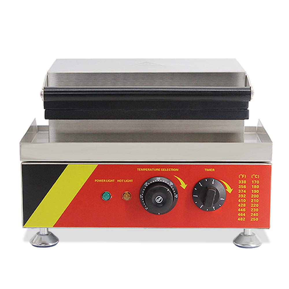 Genérico Donut Maker Machine - Teflón de Acero Inoxidable sin Patadas con termostato Ajustable, Makes 5 Doughnuts a una Vez, Diseño Compacto