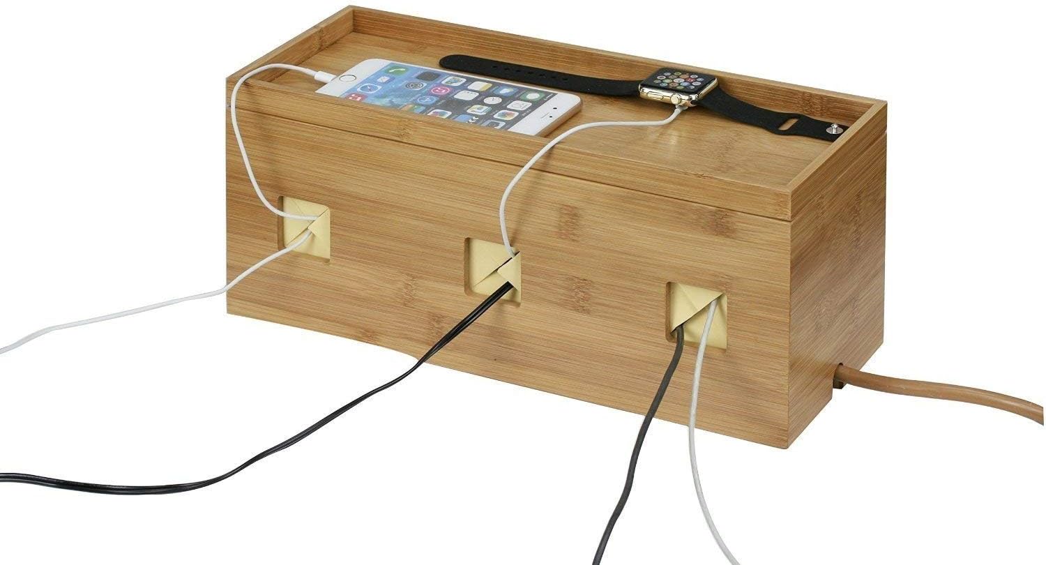 G.U.S. Cable Box Management Organizer Hides Power Strips