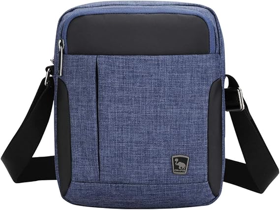 OIWAS Schoudertas voor heren, kleine schoudertas, mini iPad tas
