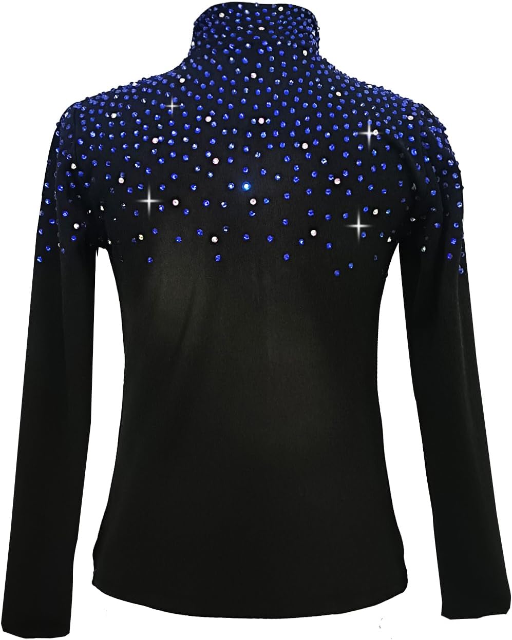 Girl's Black Ice Skating Training Jacket with Blue... 10 Girl's Black Ice Skating Training Jacket with Blue...