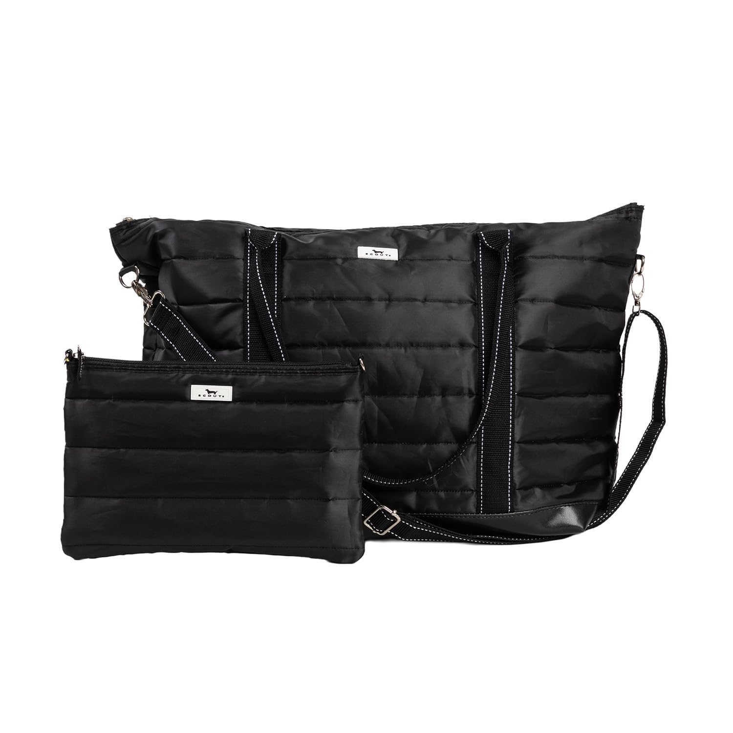 SCOUT 3-in-1 Puffer Travel System: Tote Plus Pouch, Both Convert to Crossbodies