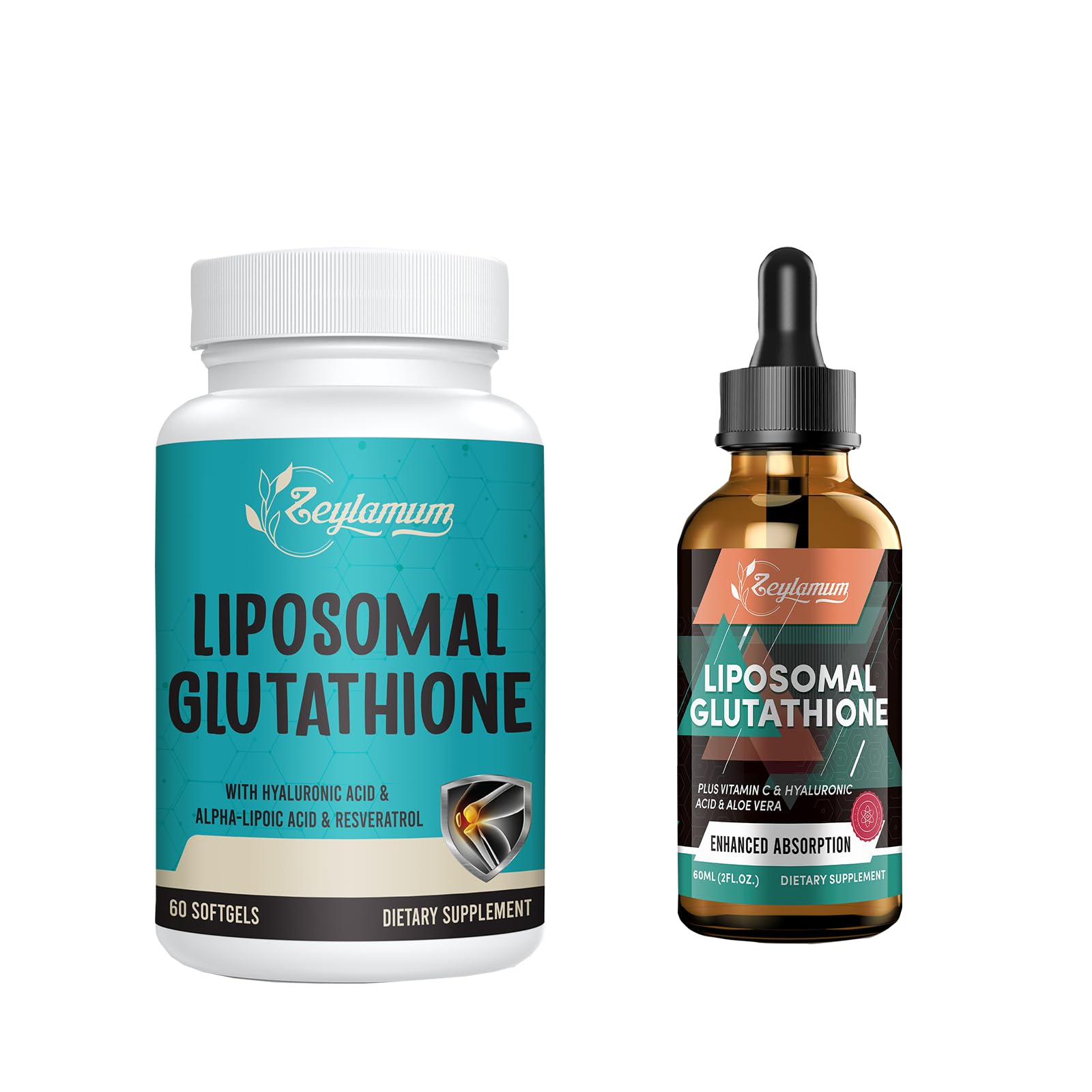 Liposomal Glutathione 1P & Liposomal Glutathione Liquid 1P