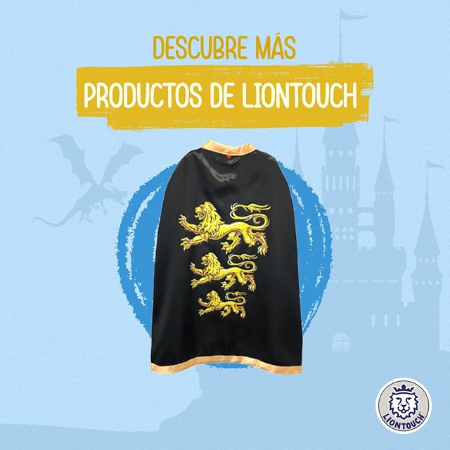 Foto 6 de 6 de Liontouch - Set de Rey León Triple - Espada, Escudo y Corona, Niños 3+ Años