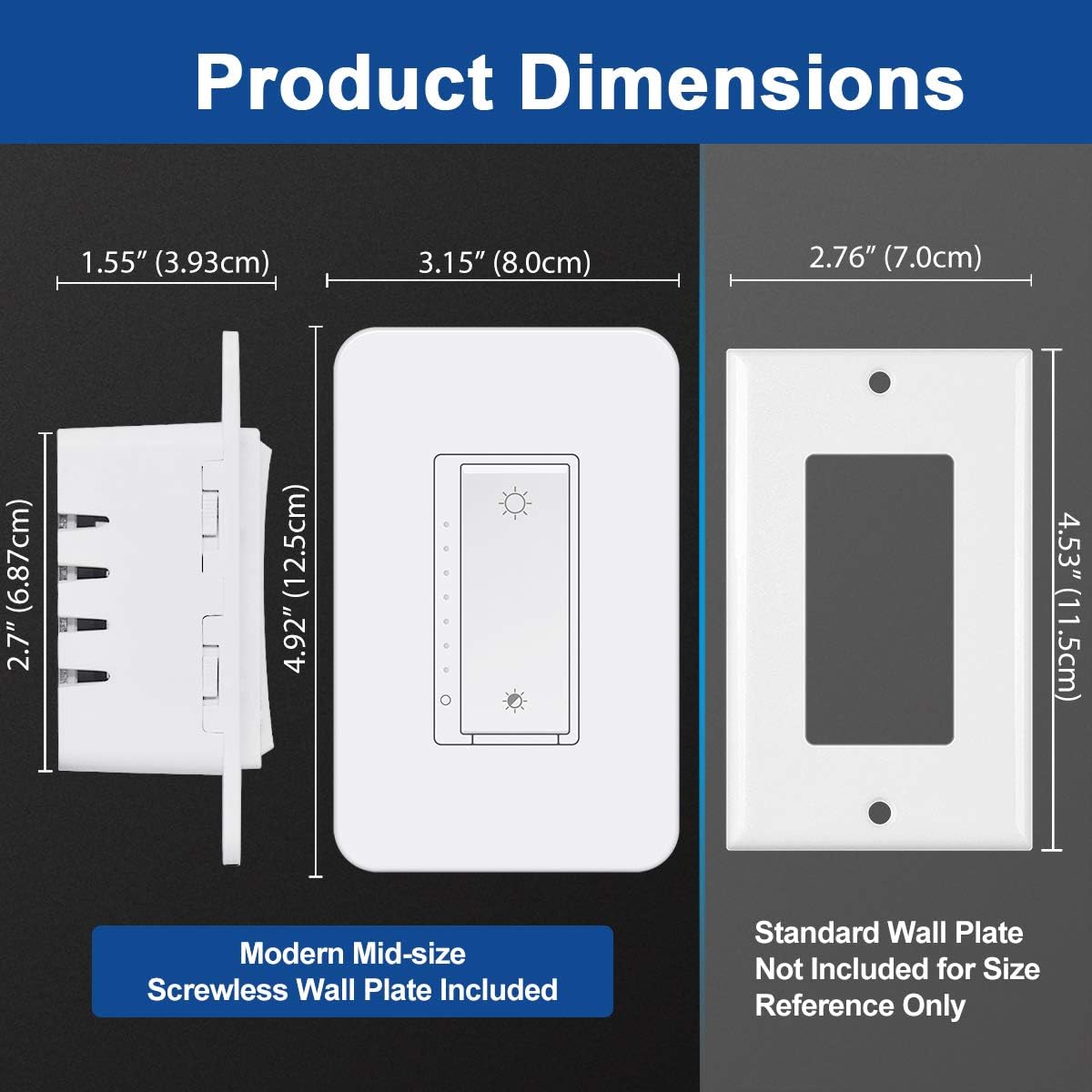 Suреr Chеар 🛒 [4 Pack] BESTTEN WiFi Dimmer Switch, Smart Light Switch for LED Dimmable Lights, Remote Control and Timer Functions, Compatible with Alexa/Google Assistant/IFTTT, ETL & FCC Approved
