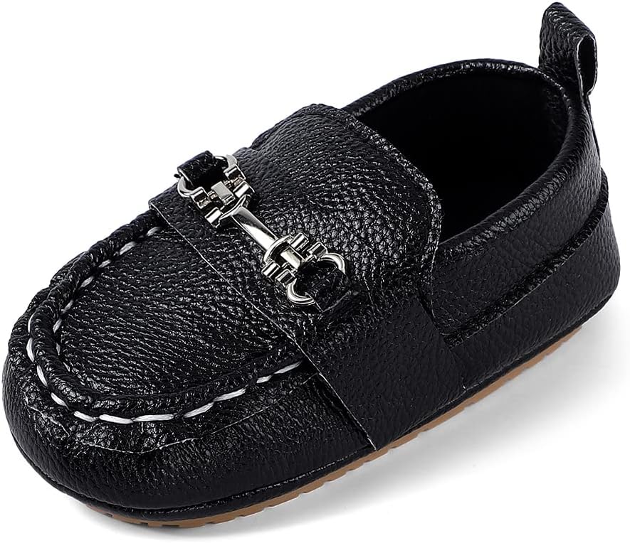 MASOCIOBaby Boys Moccasin Shoes Infant First Walking Casual Flats Shoes
