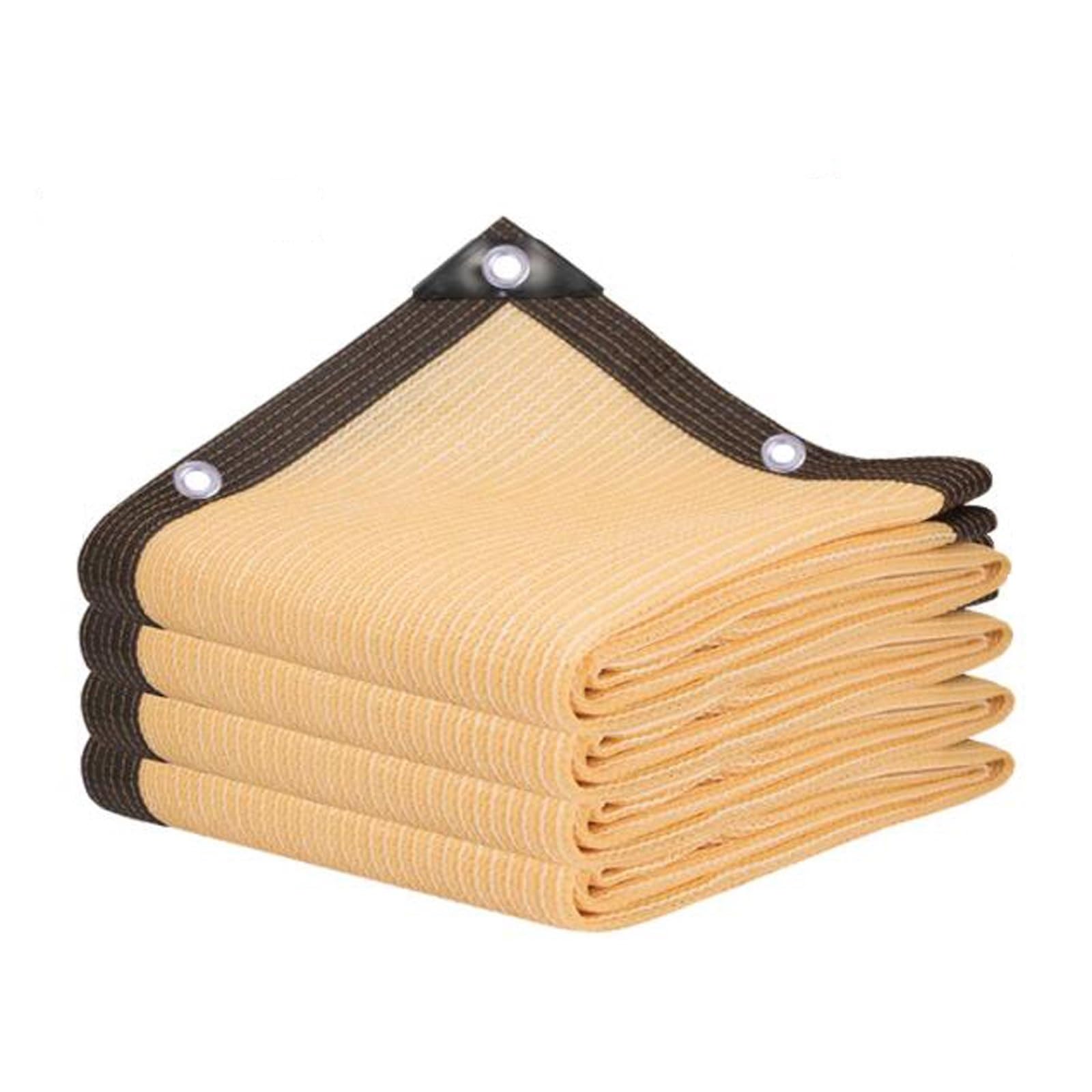 Filet d'ombrage beige pour serre contre la chaleur excessive