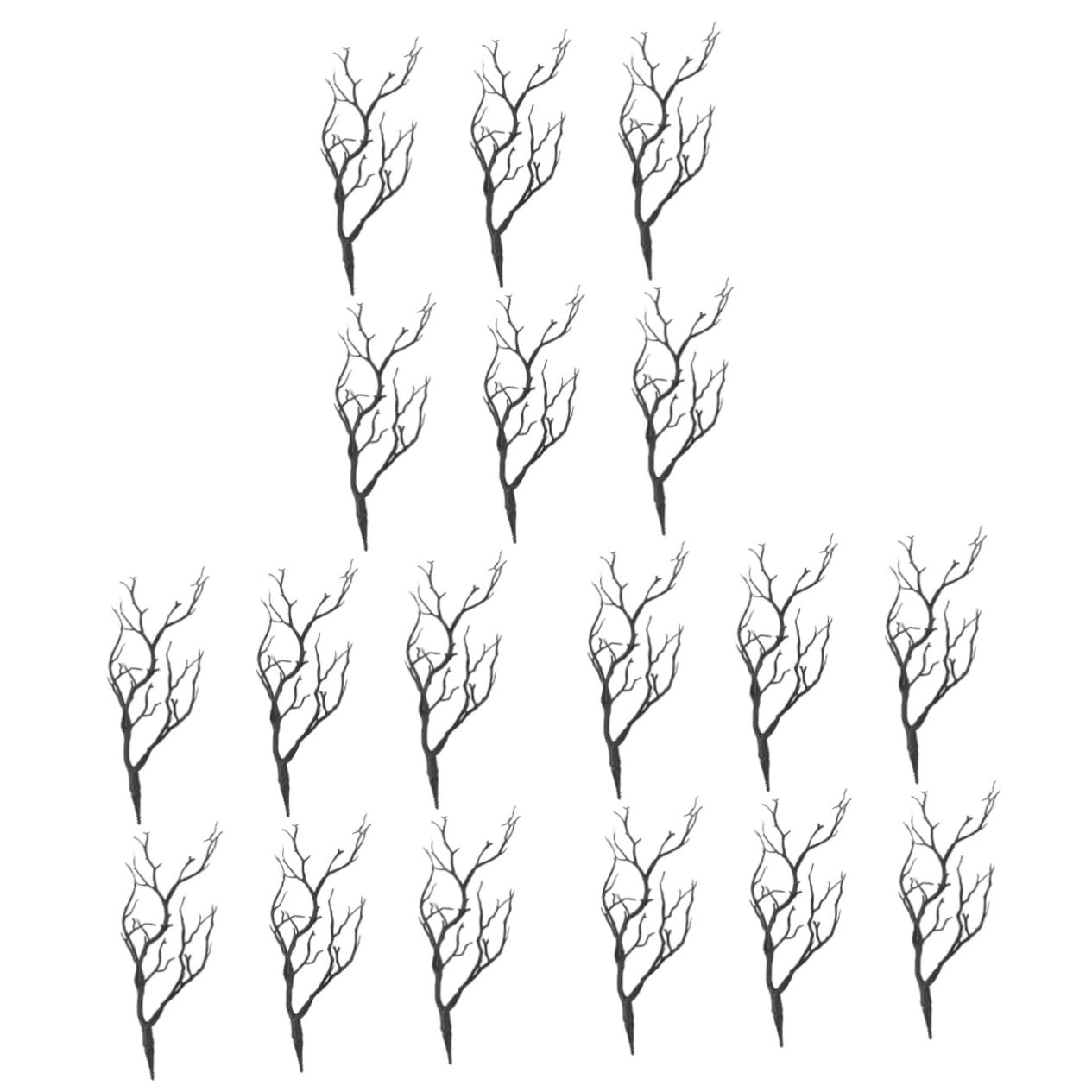 Abaodam 18pezzi Rami Decorativi Artificiali Plastica Per Decorazione Casa e Feste Antler Branches Per Halloween e Natale Accessorio Versatile Per Vasi e Ambienti Interni Ed Esterni
