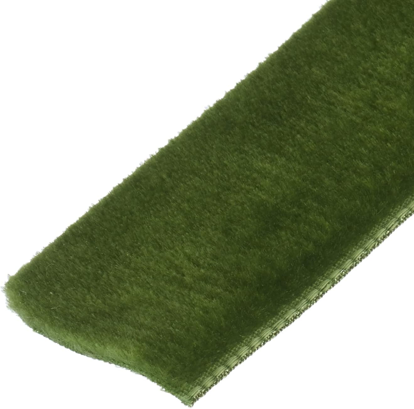 Berisfords Velvet Ribbon, Moss, 5 m, Width 22 mm
