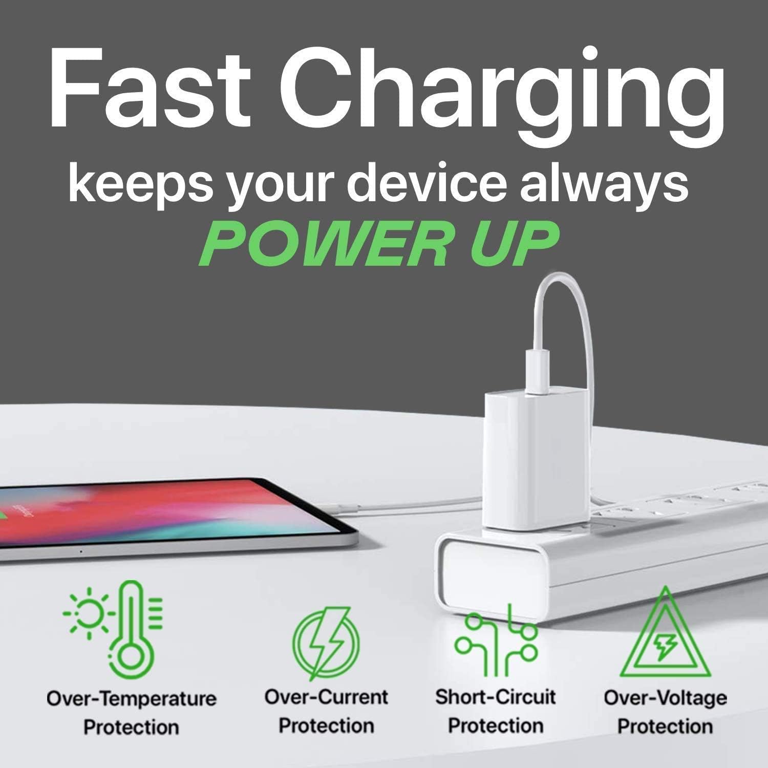 Onе-Dау Sаlе: Uр tо 60% оƒƒ Boxgear iPhone 12 Pro Fast Charger (Apple MFI Certificate) for iPhone 11, 11 Pro, 11 Pro Max - Boxgear 20W PD Power Adapter with USB-C to Lightning Cable for iPhone 12, 12 Pro, 12 Pro Max (3.3 FEET)