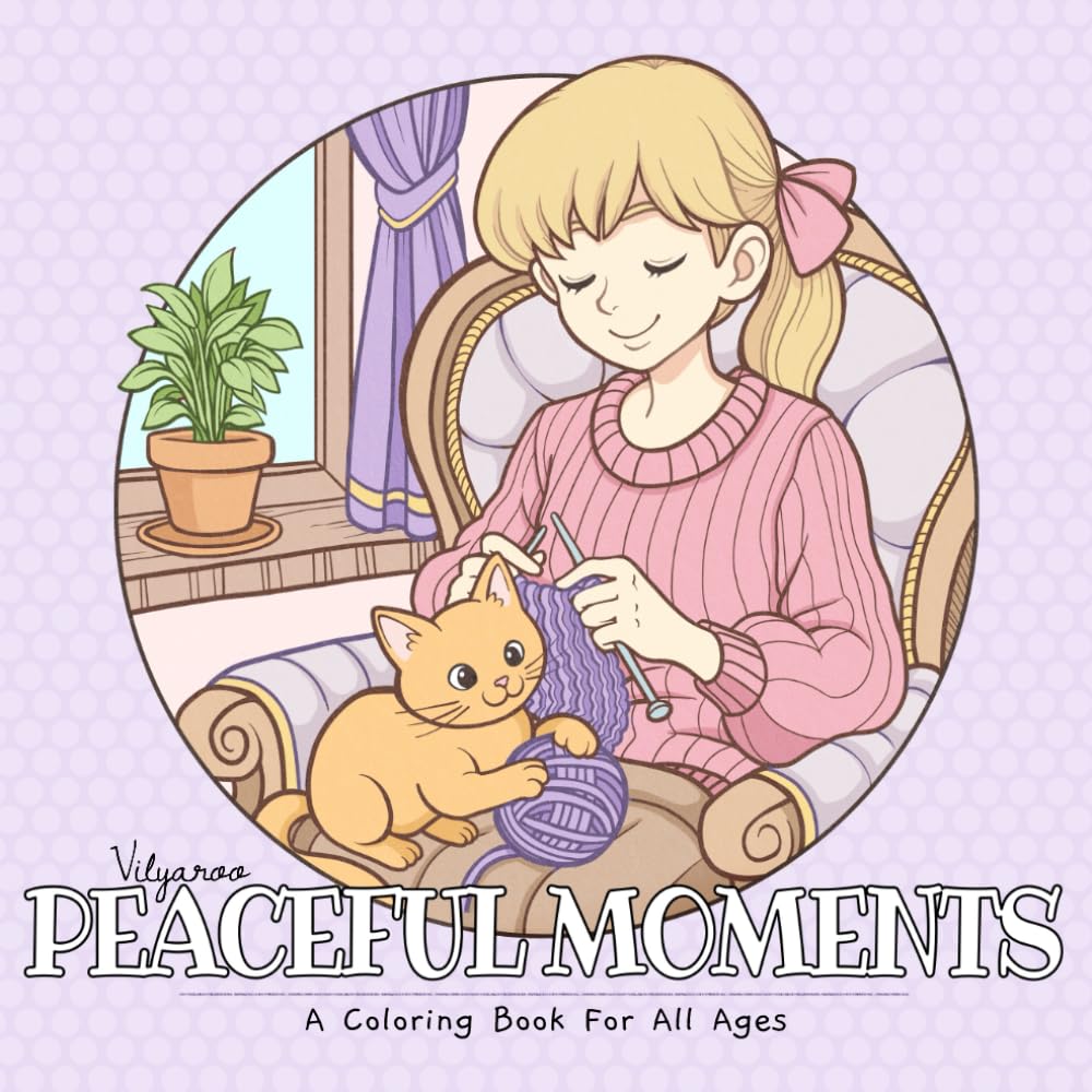 Peaceful Moments: A Coloring Book For All Ages