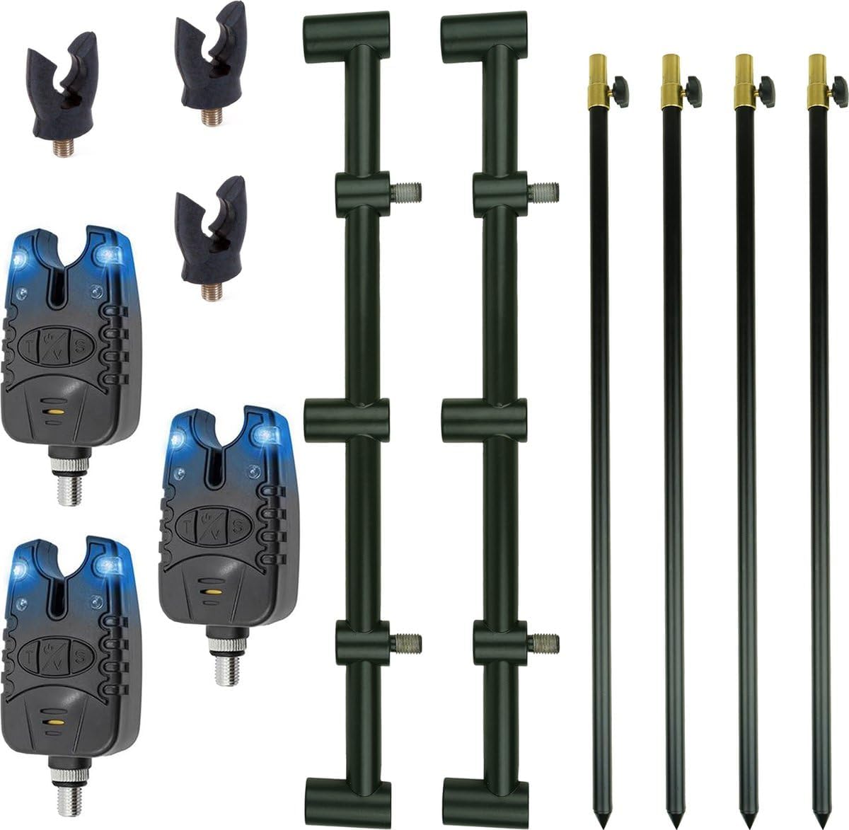 Goalpost Set 2 Rod Complete - Podpórki - Buzzerbars - Czujniki brań - Wędki - Karp