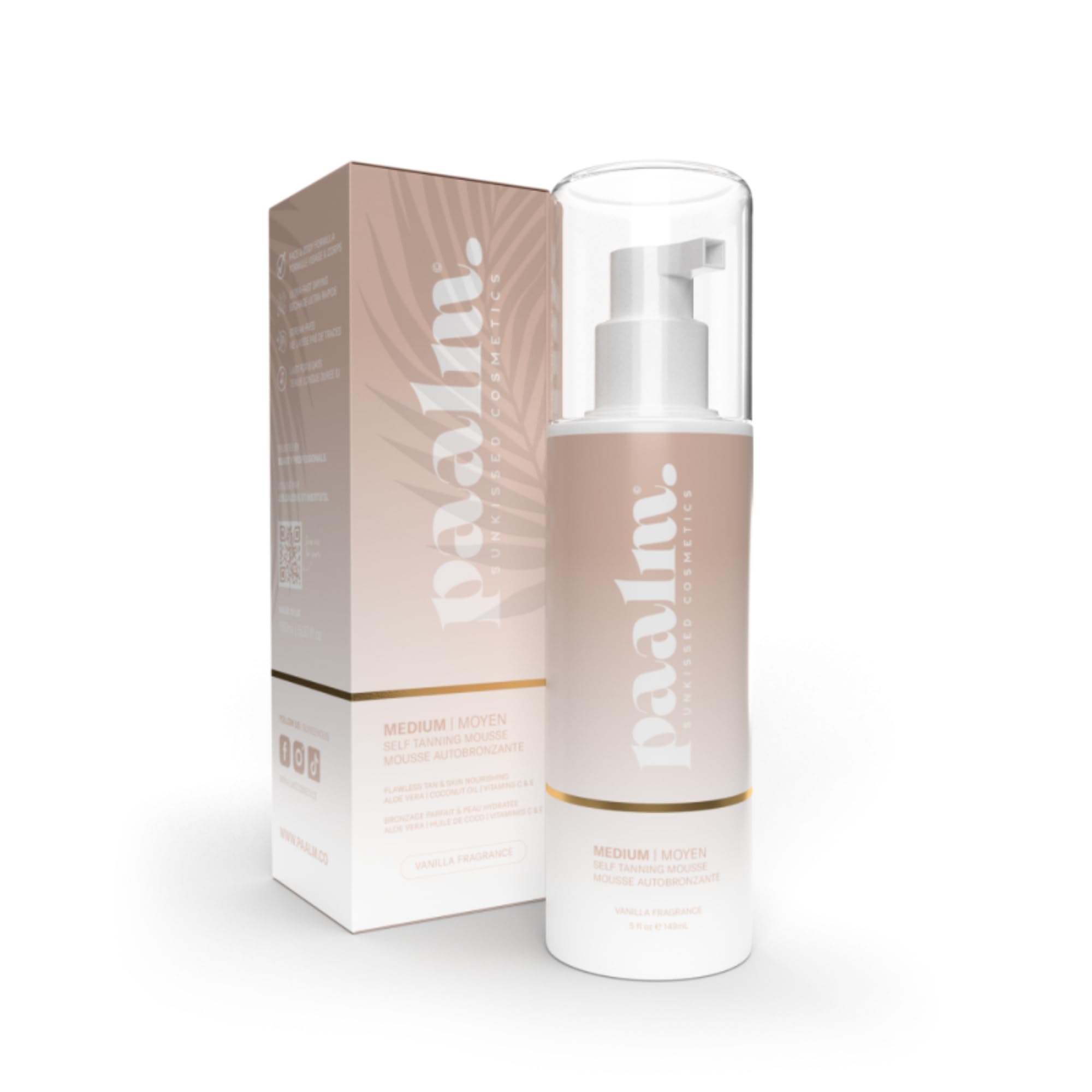 PAALM Paalm Self-Tanning Foam, Medium Tone, 150 ml