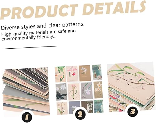 Miniatura 5 de Amosfun 4 paquetes Mini Note Mini Truck Travel Wallpaper Sticker White Cartón