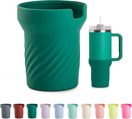 Funda protectora de silicona para Stanley H2.0 y vaso de aventura de 40 onzas, funda protectora de silicona para accesorios de copa Stanley (Alpine)