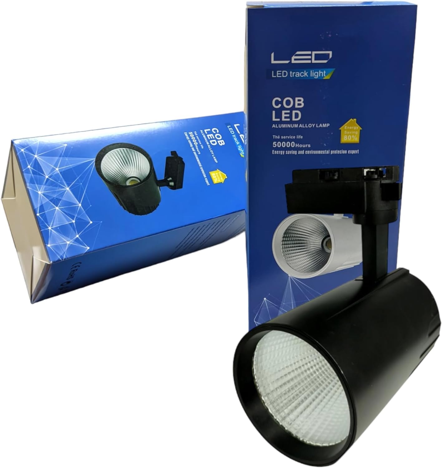 JANDEI LED-Schiene Deckenstrahler 30W 3000K 3000 Lumen 185V-265V AC einphasig Aluminium
