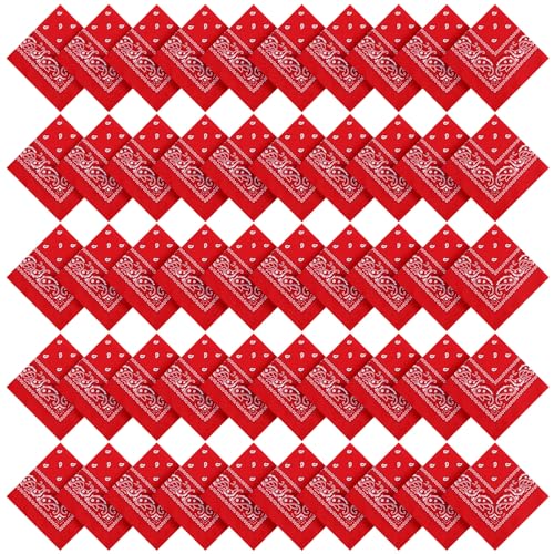 Foulard de cowboy rouge bandeau pour costume de fête et style urbain
