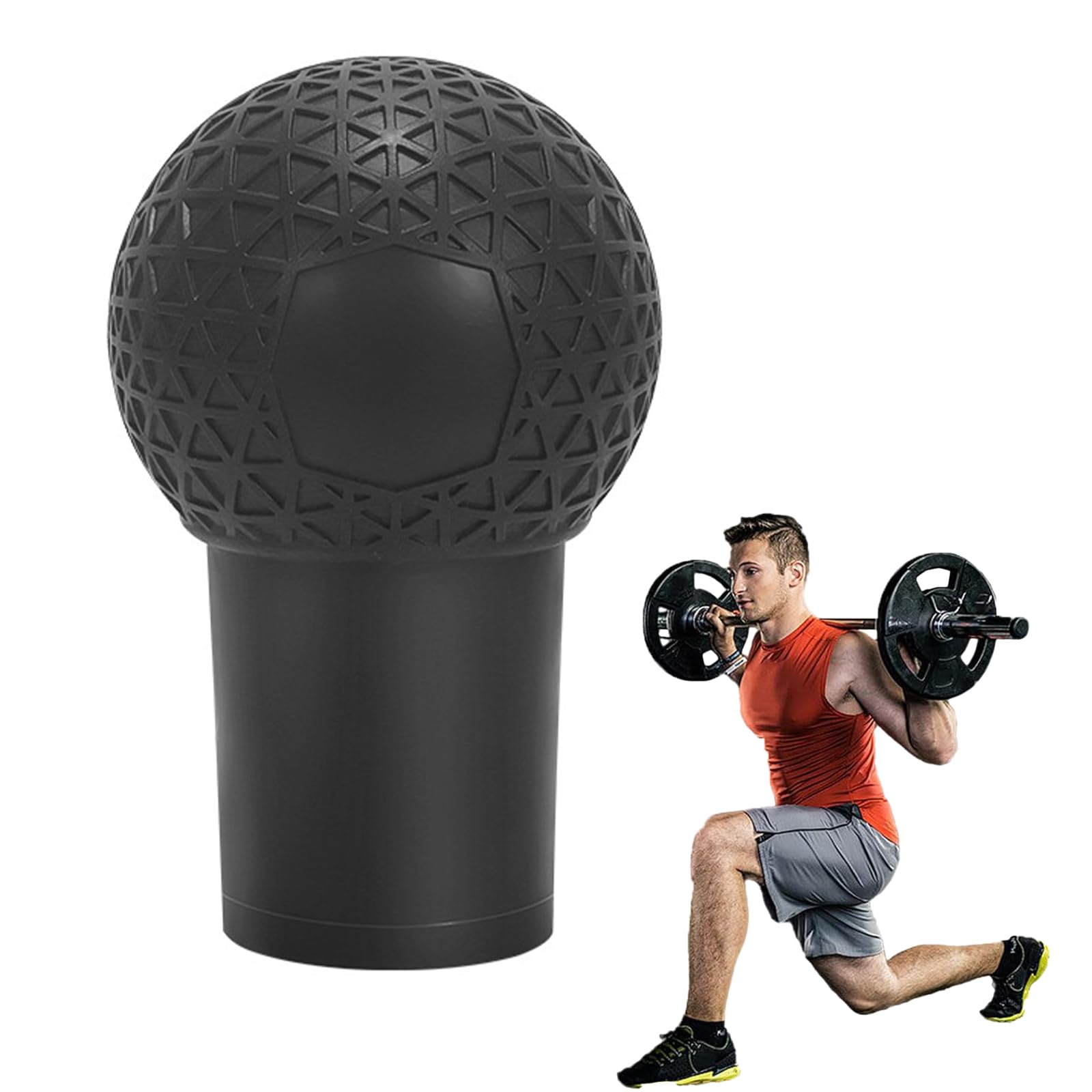 AMBEERT Landmine Attachment for Barbell, Barbell Bomb, 360° Rotation Portable Barbell Landmine Attachment for Home Gym, Professional Training, And Personal Fitness Sessions
