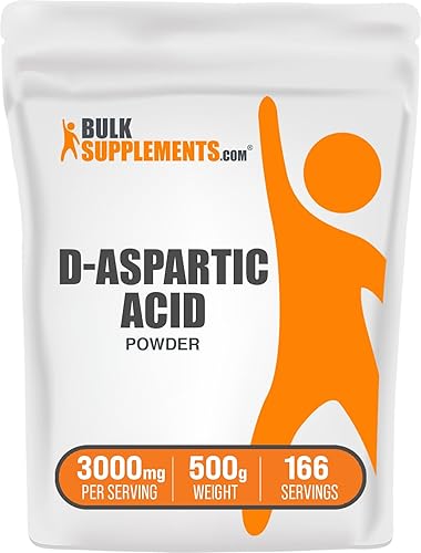 Ácido D-aspártico puro de Bulksupplements (DAA), 1