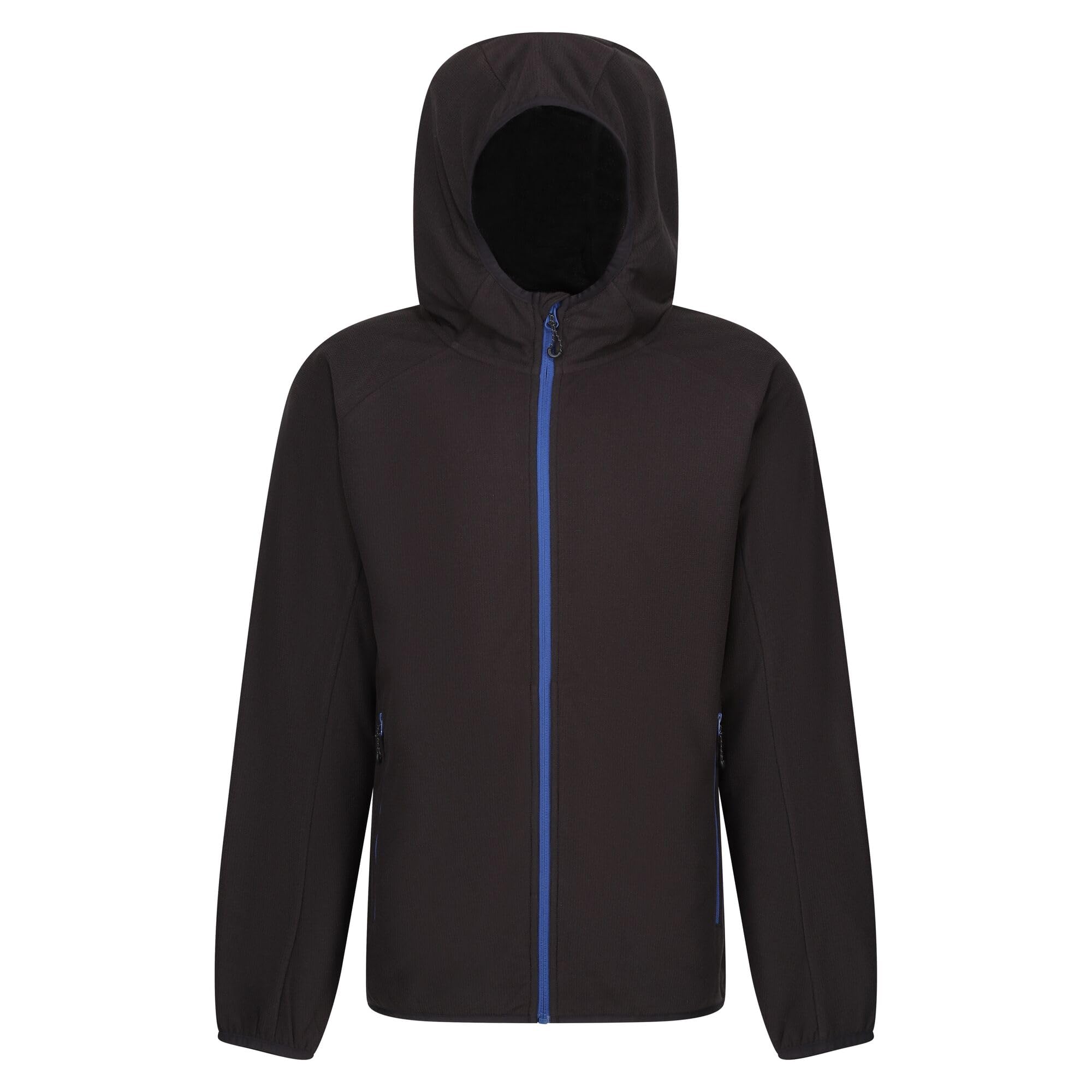 Regatta Professional Men's Navigate Full Zip Fleece with Hood & Contrasting Zip, Lightweight Midlayer - Perfect for Outdoors, Walking & Hiking
