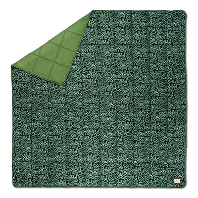Kelty Biggie Blanket, 2 Person Insulated Camping Indoor Outdoor Travel Blanket and Ground Picnic Covering, Updated for 2022