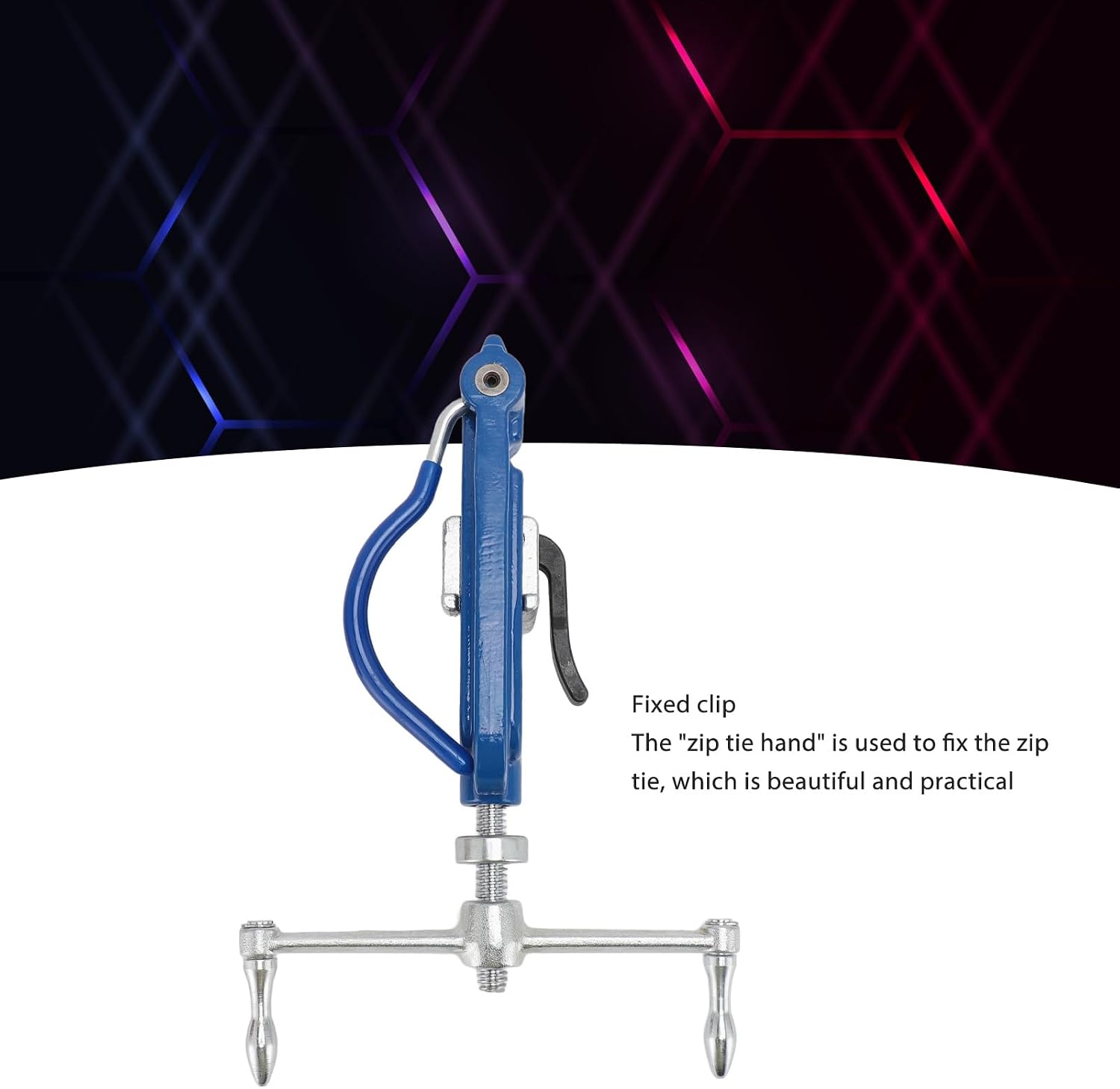 Stainless Steel Bander Kit 210mm Strapping Tensioner Tool for 1.2mm Steel Band Cutting Industrial Metal Banding Tool Heavy Duty Strap Tensioning System with Built-in Cutter
