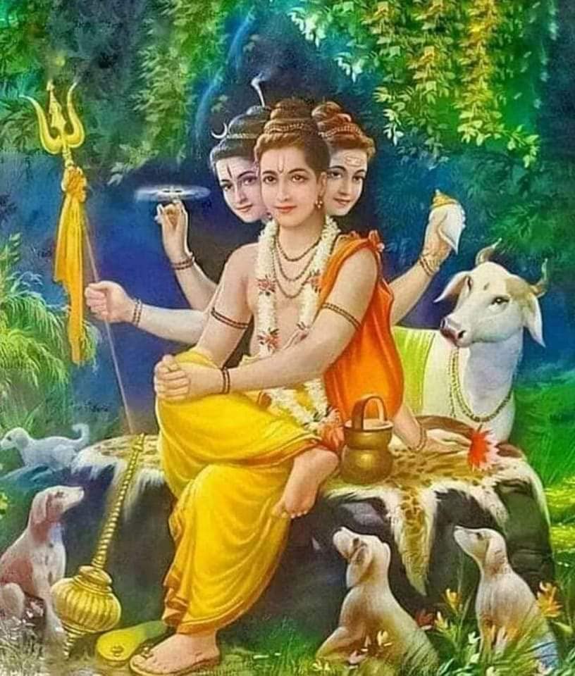 Shri Gurudev datt Poster Large Wall Paper Poster without Frame Big Size Photo