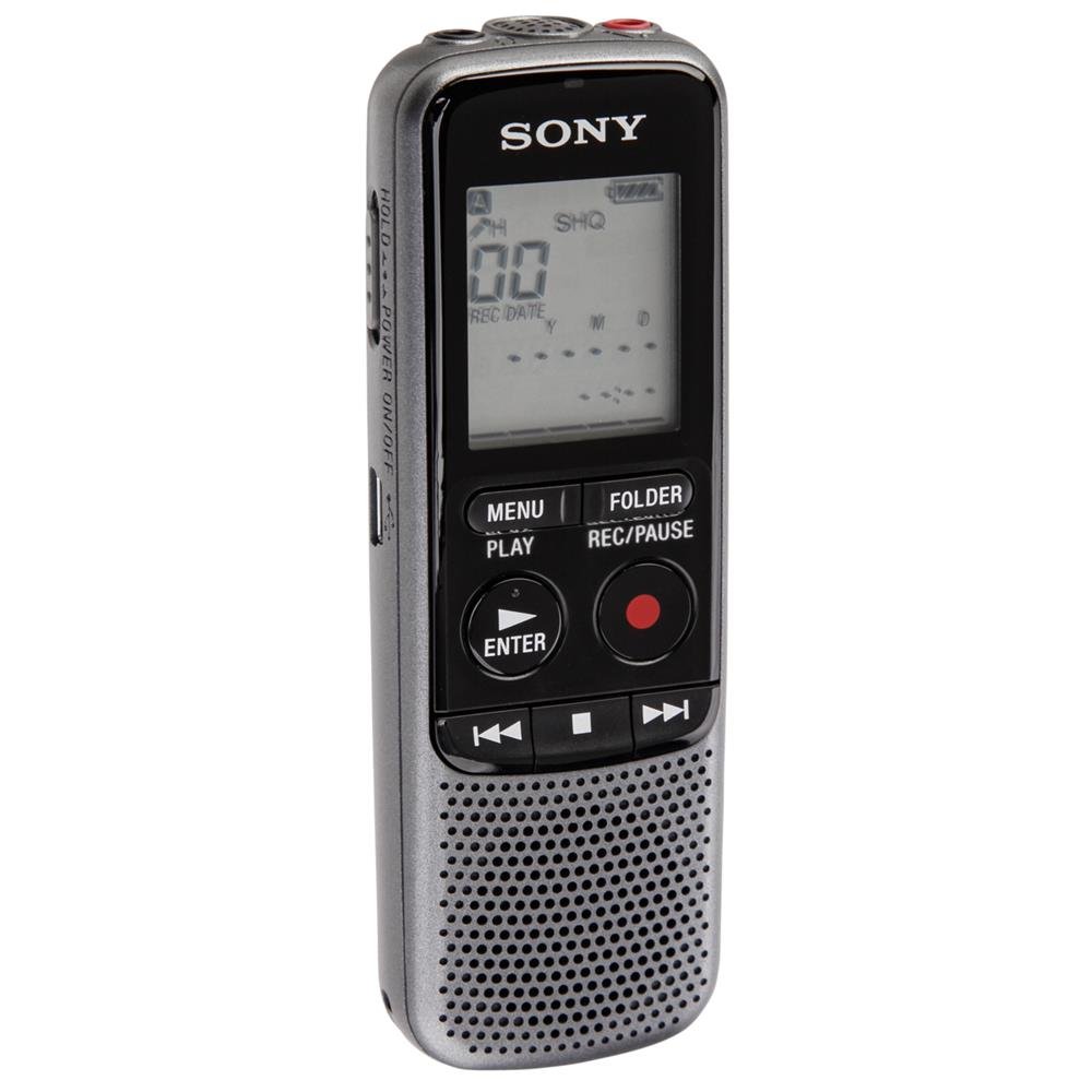 SonyICD-PX240 MP3 Mono Digital Voice Recorder with 4 GB Internal Memory and Long Battery Life, Black