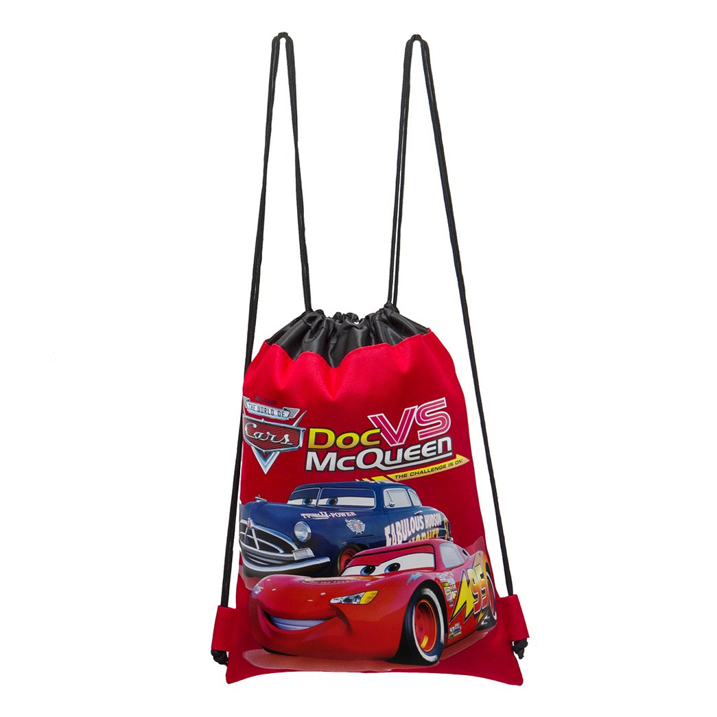 Disney Cars Red Drawstring Bag