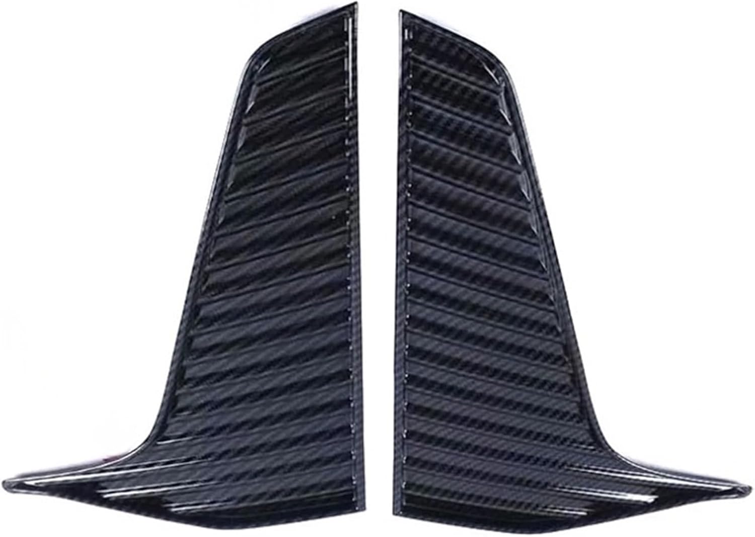 1Pair Front Bumper Fog Light Daytime Lamp Trim Grille Cover Frame Lid For Cadillac XT6 2020 2021 2022 2023(Silver 1SET)