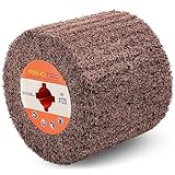 RENOTEC 4.33 x 4 inch Coarse 120 Grit 1 Pcs Burnishing Wheel for Burnishing Polishing Machine, 3/4 Inch Arbor (Grit 120)