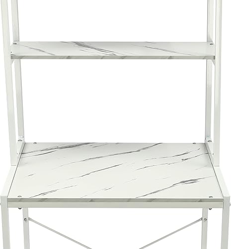 Miniatura 7 de TrueyEssence Estante de almacenamiento de 3 niveles para lavadora, estante de almacenamiento sobre secadora, estantes de lavandería, estantes de