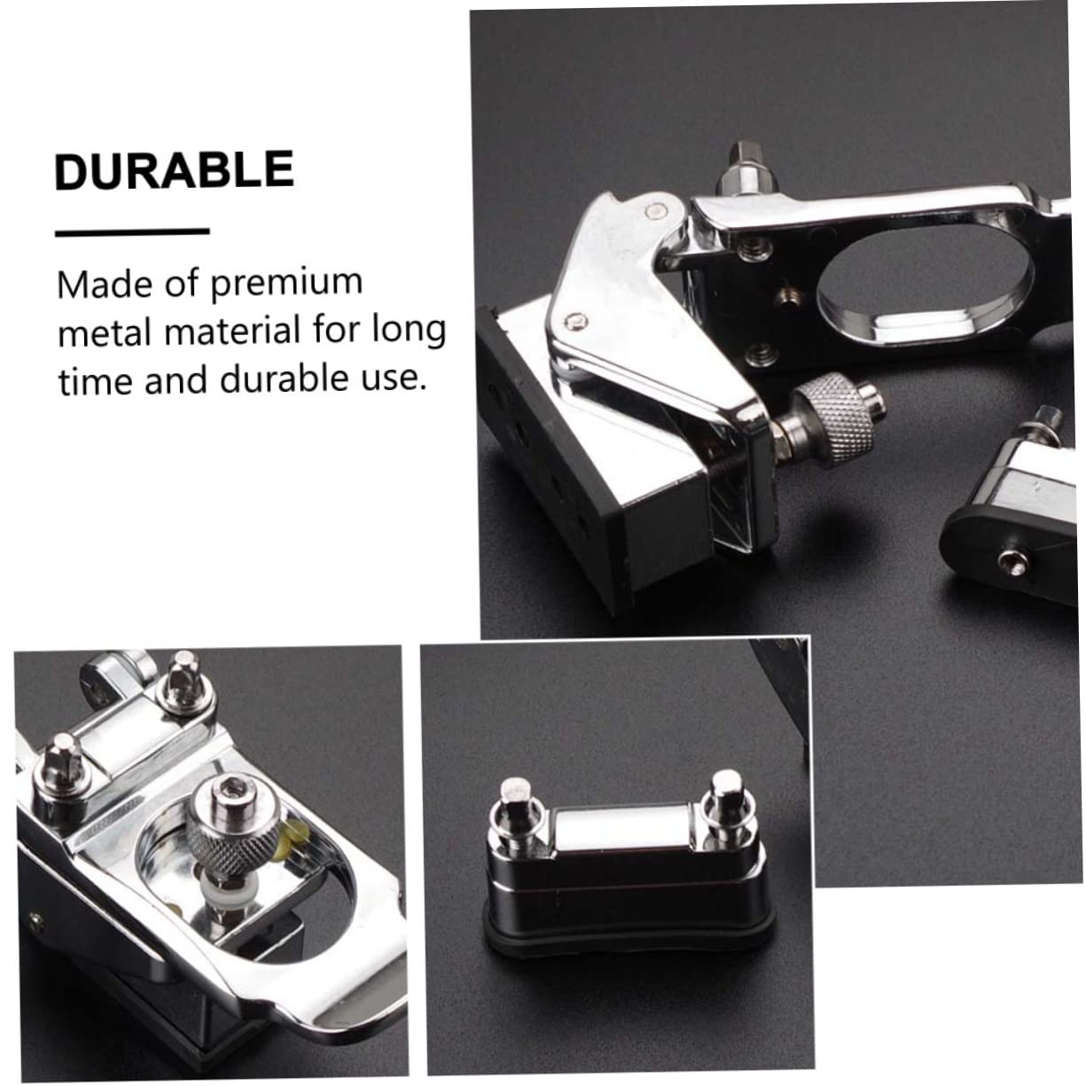 BESPORTBLE Regolatore Accessorio Superficie e per in Rullante Metallo Argento Liscia Struttura Robusta per Manutenzione Batteria Strumento Musicale