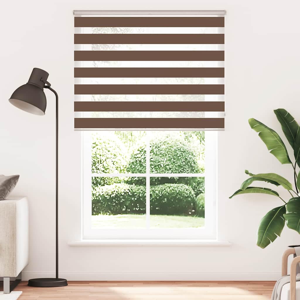Store Zebre Marron 145x200cm Tissu 140,9cm Polyester