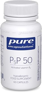 P5P 50 - Activated Vitamin B6 - Pyridoxal-5'-Phosphate Tiredness and Fatigue Supplement - 60 Capsules