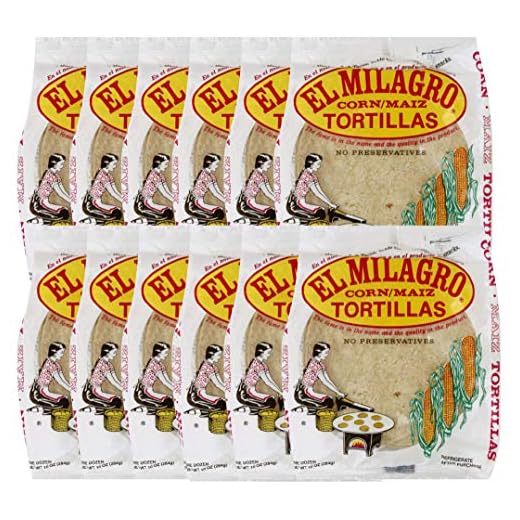 El Milagro Classic Corn Maiz Natural Soft Tortillas - 12 Pack