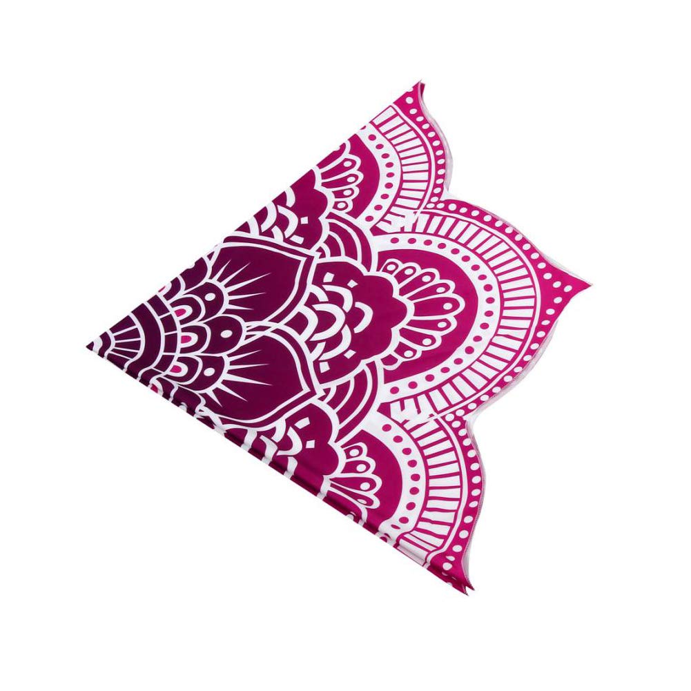 Mandala Rotonda Arazzo Modello Lotus Telo Blanket Tovaglia Home Decor Bohemian Yoga Mat