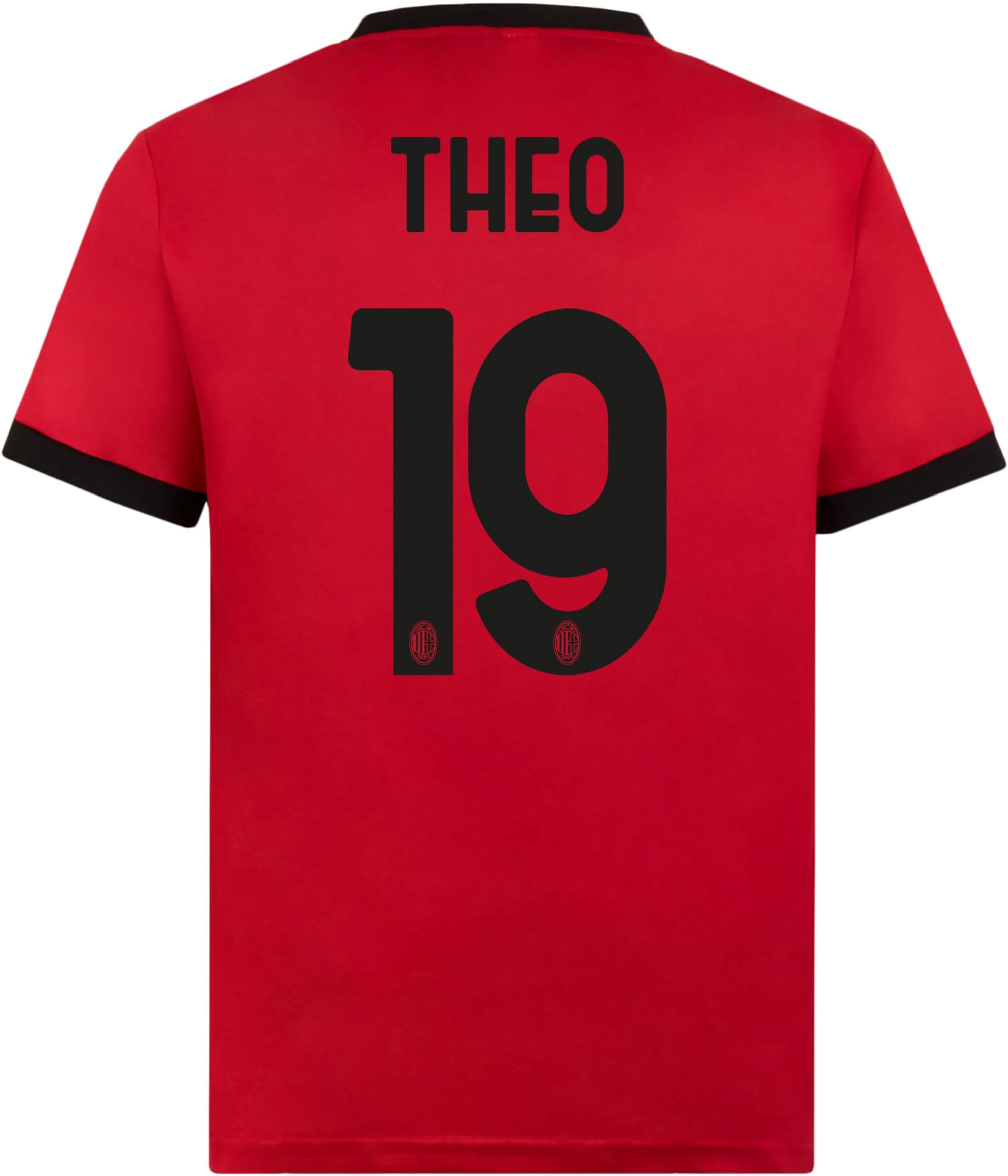 AC Milan Unisex Pulisic #11 Replica Stadium Home Shirt, Season 2023/24, Customizable T-shirt