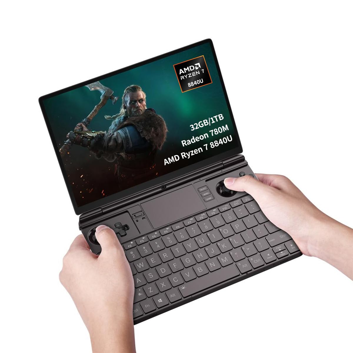 GPD Win Max 2 2025 Handheld Gaming Mini PC with AMD Ryzen 7 8840U, Radeon 780M Graphics,…