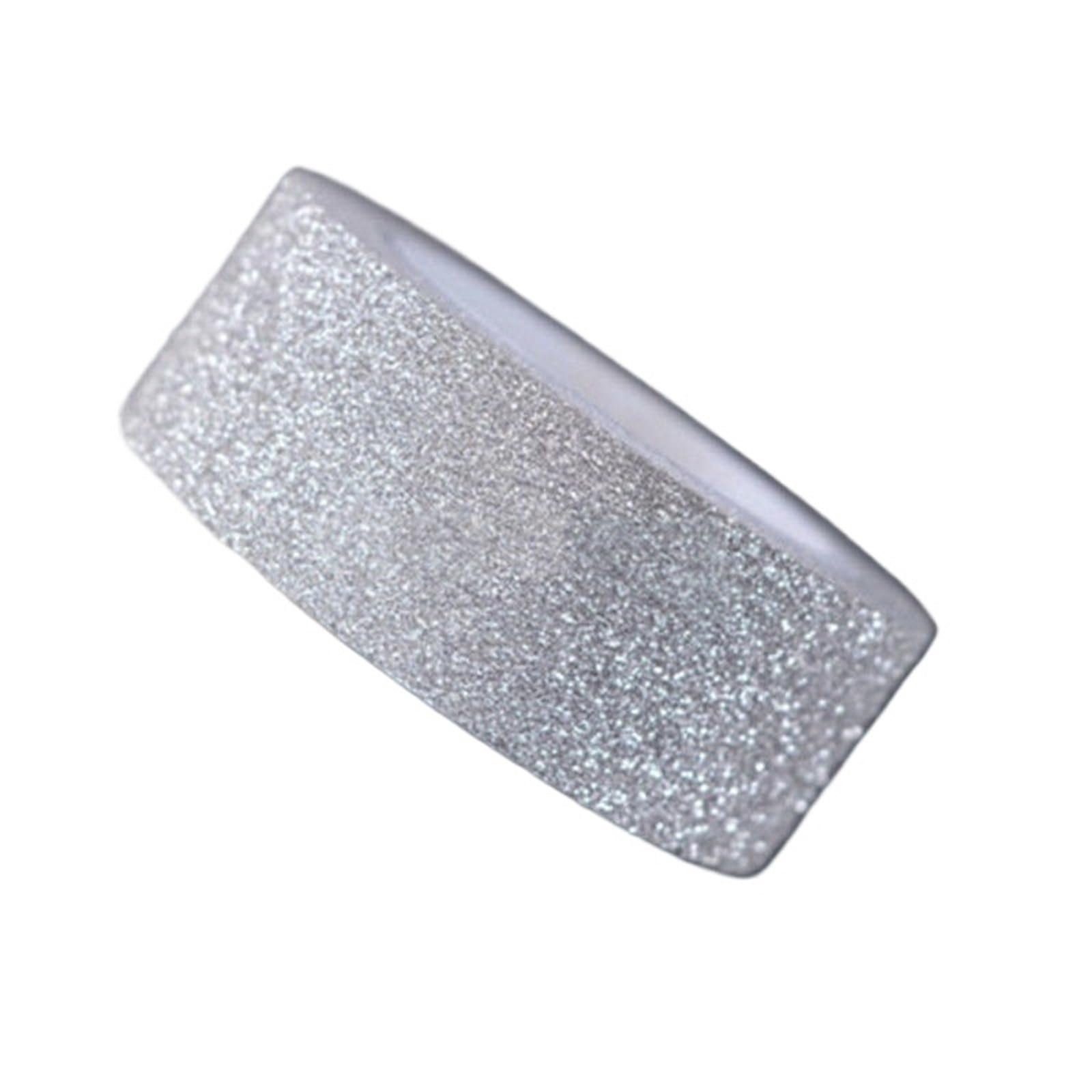 Nastro adesivo Washi glitterato | Multicolori 3,0 mx 15 mm 10 pezzi: scrapbooking, creazione di cartoline, artigianato fai-da-te(Silver)