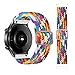 Produktbild BoLuo 20mm Uhrenarmbänder für Huawei Watch GT3 42mm /Watch GT2 42mm, Nylon Ersatzband Uhrenarmband Armbänder für Coros Pace 2 /Coros Apex 42mm /Ticwatch E3 / Polar Ignite /Polar Unite (Regenbogen)
