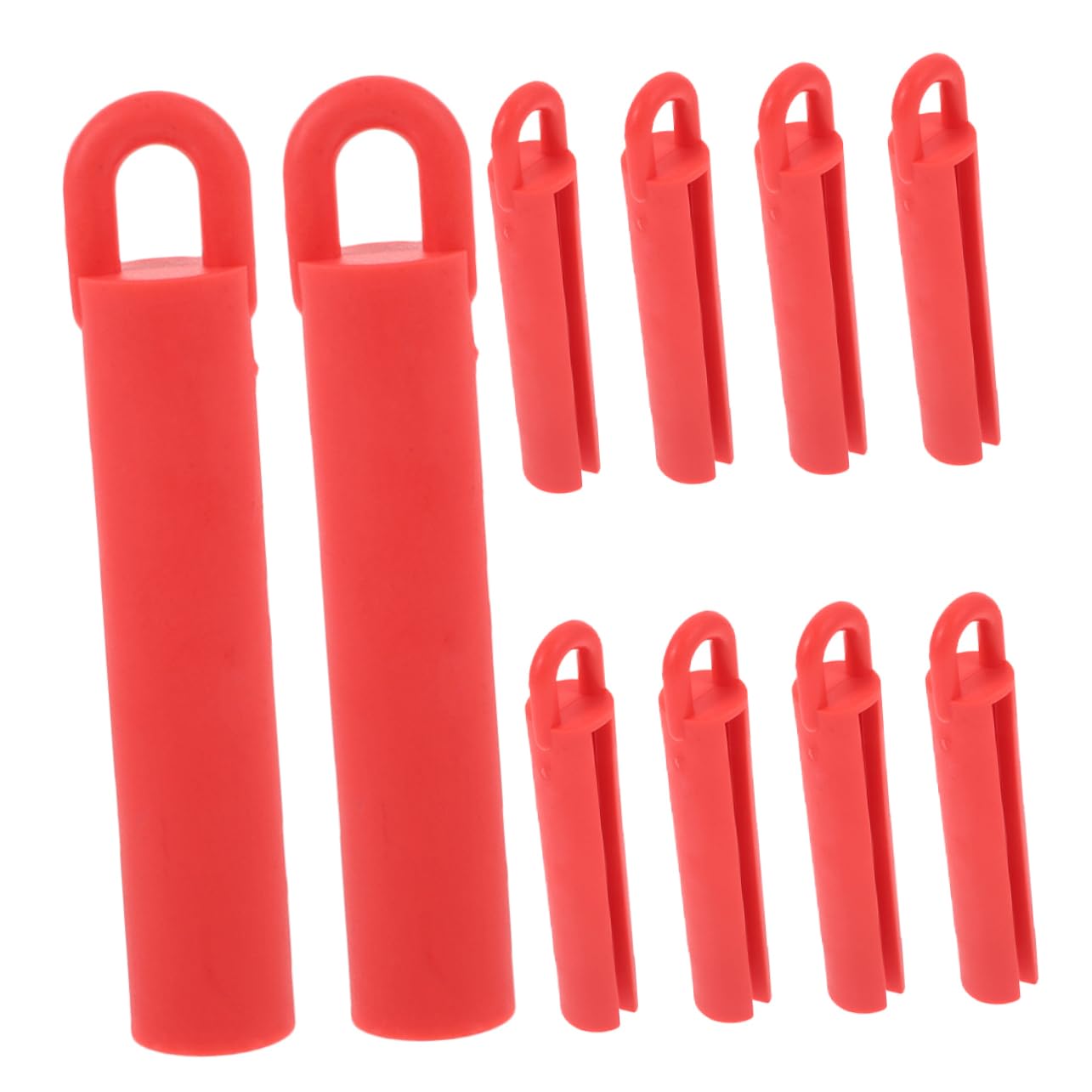 POPETPOP 10pcs Pool Stick Holder Clips Durable Billiard Rack Hanger Wall Mount Organizer for Cues and Long Items Simple Installation Versatile Storage