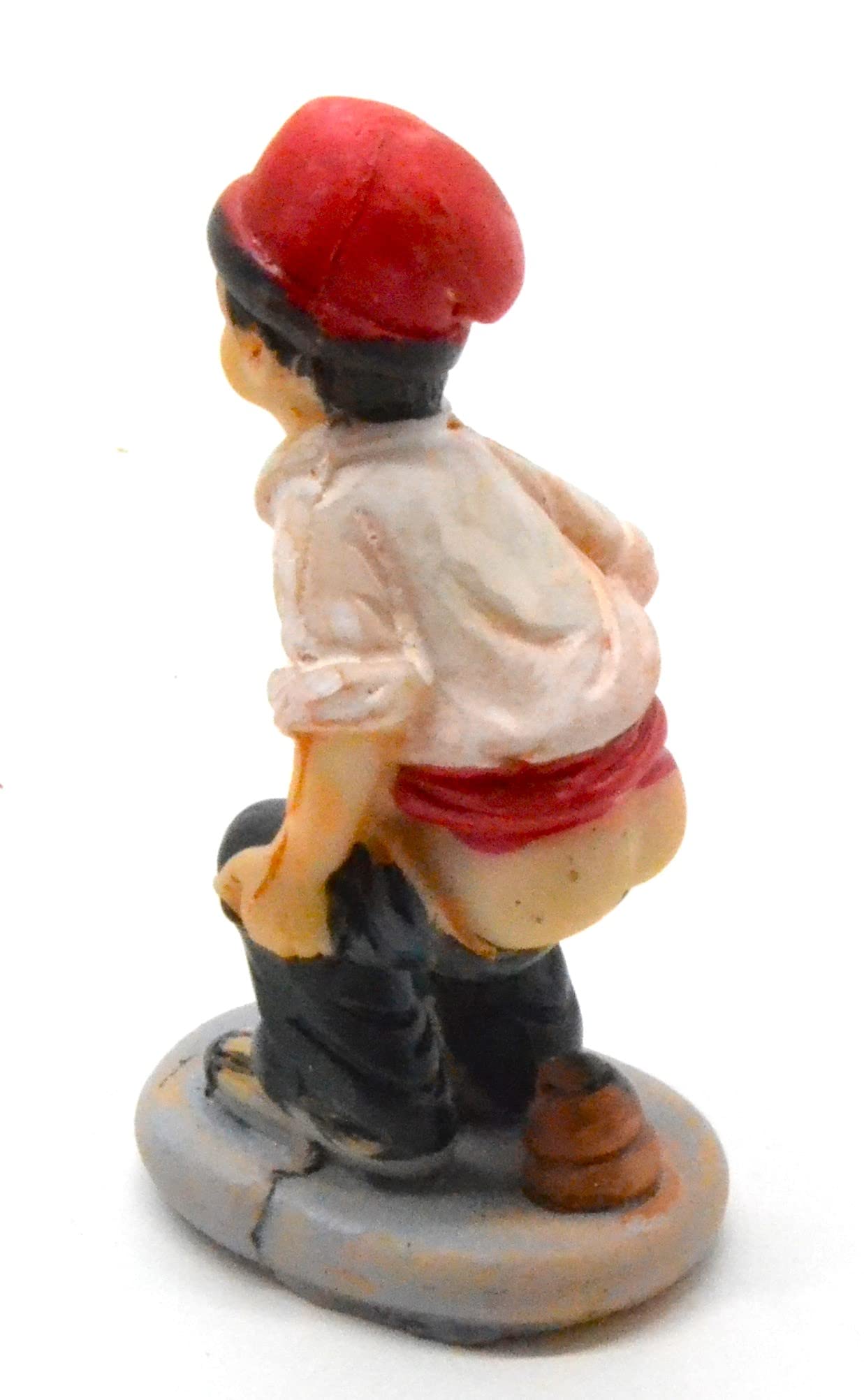 Figura del belén oculto de 6.5cm. encuentra la figura navideña. el hombre que hace caca. estatuilla cagando. conjunto de escena de natividad, figuras, jesús. 3 reyes. modelos a escala