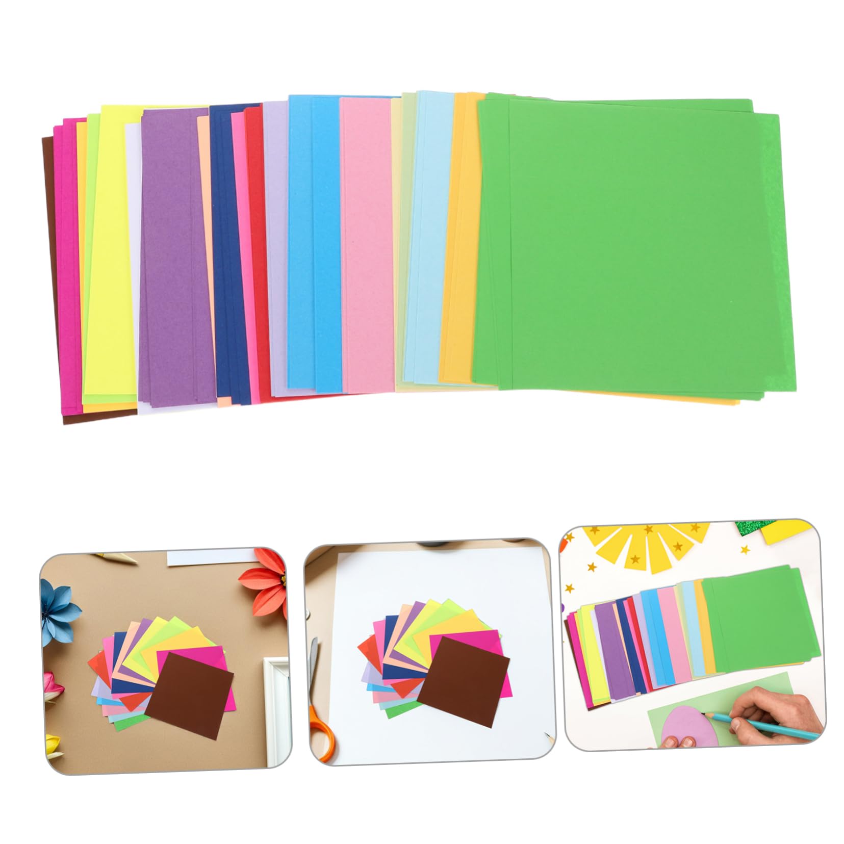 Papel de Origami para Niños 15cm Cuadrado 600 Hojas de Color