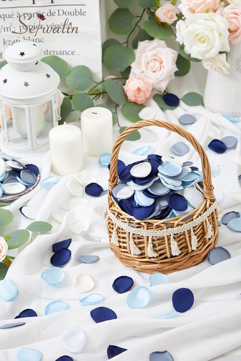 Serwalin Artificial Flower and Rose Petals Flower Petals 300Pcs