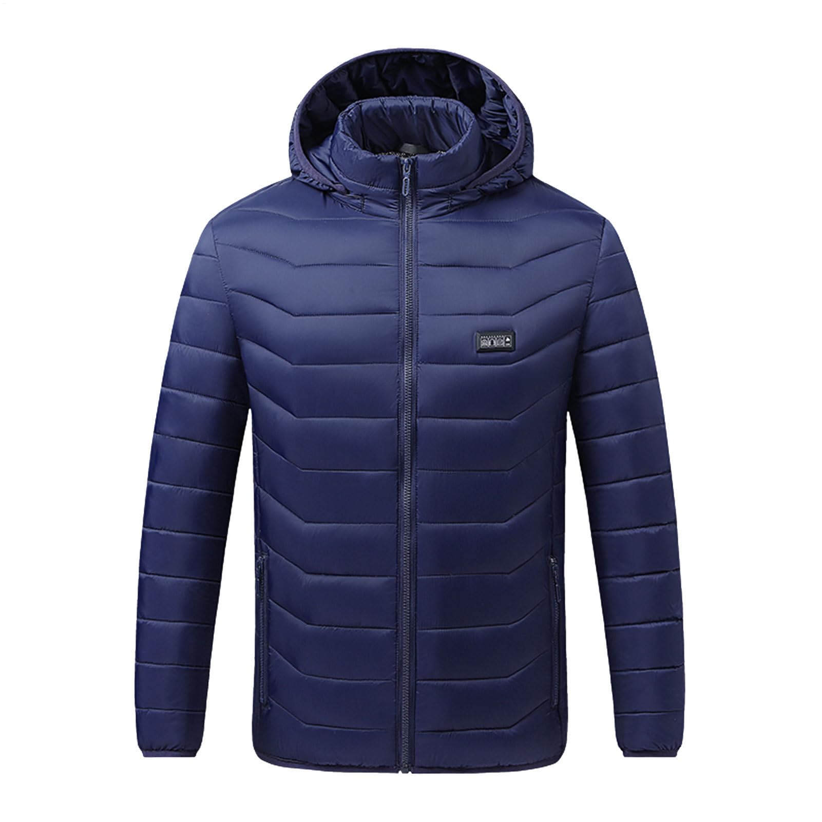 Generisch Abrigo térmico eléctrico, chaqueta de invierno cálida con carga USB | Calentadores corporales, chaqueta de esquí para hombre de 3 velocidades con calefacción por USB, para senderismo y escalada