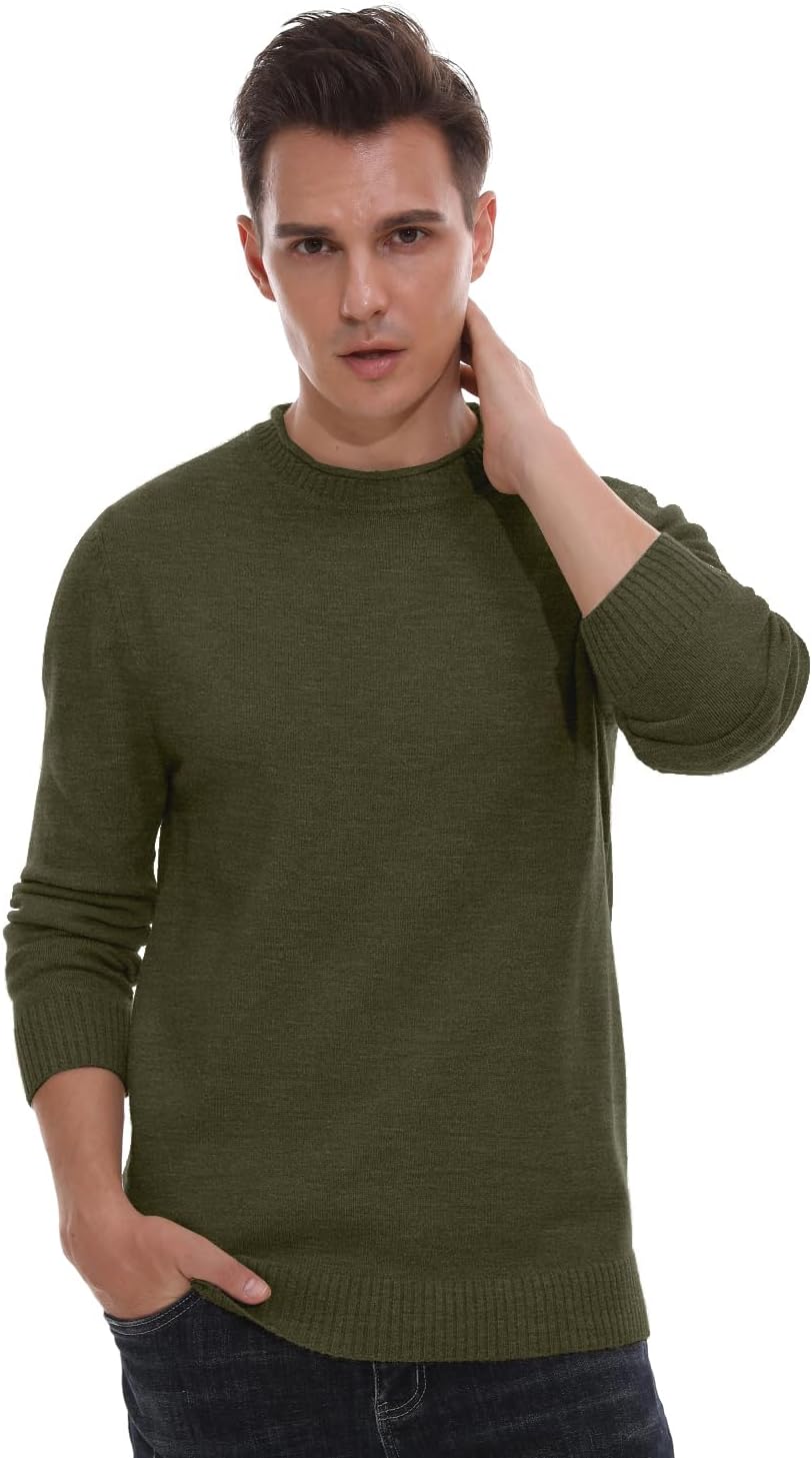 Sailwind Men's Crewneck Sweater Soft Casual Sweaters for Men Classic Pullover Sweaters with Ribbing Edge - Image 5