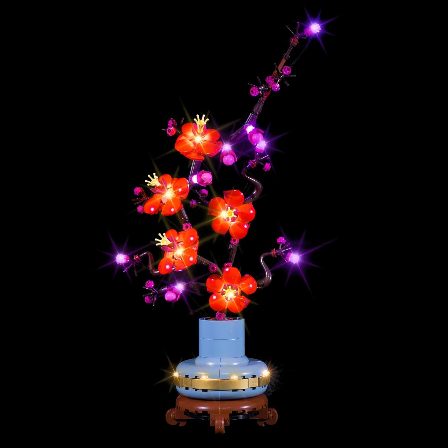LED Light for Lego Plum Blossom, LED Lighting Compatible with Lego 10369 Icons (Light Kit Only, No Model)