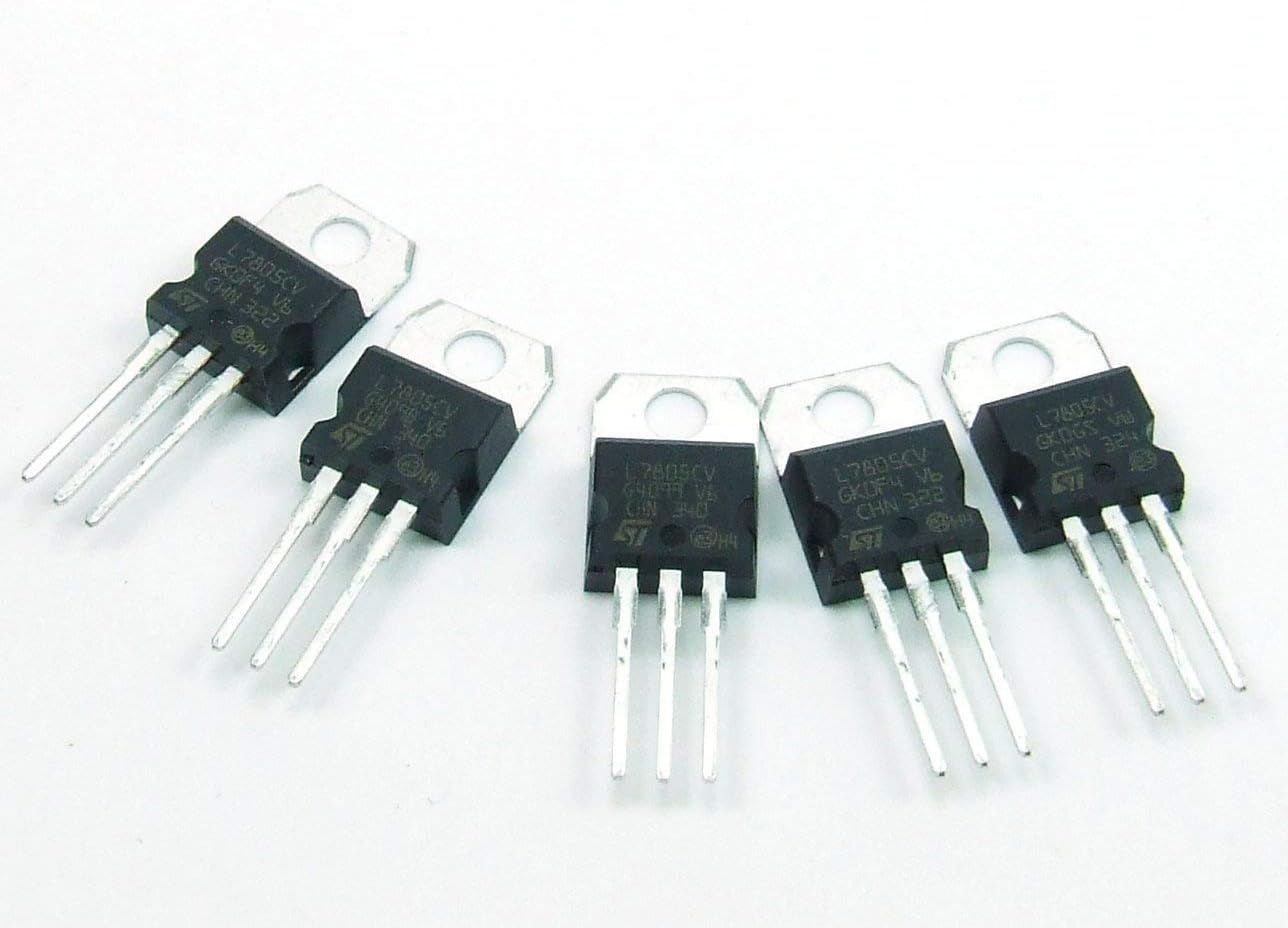 POPESQ 5 Stk. x 7805 Voltage regulator stabiliser 5V / 1,5A #A137