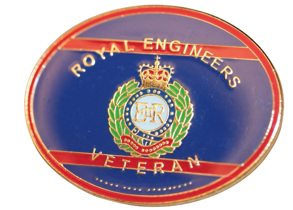 Buxton's Badges Men's Multiple Royal Engineers Veterans Pin Badge